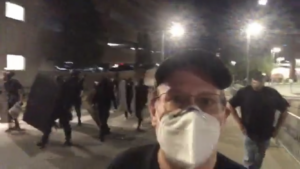 Read more about the article Video: anti-police protesters surround DePetro