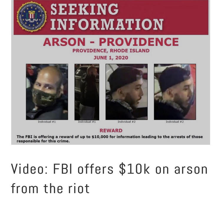Read more about the article Video: Part 2- FBI nab Providence riot arson suspect