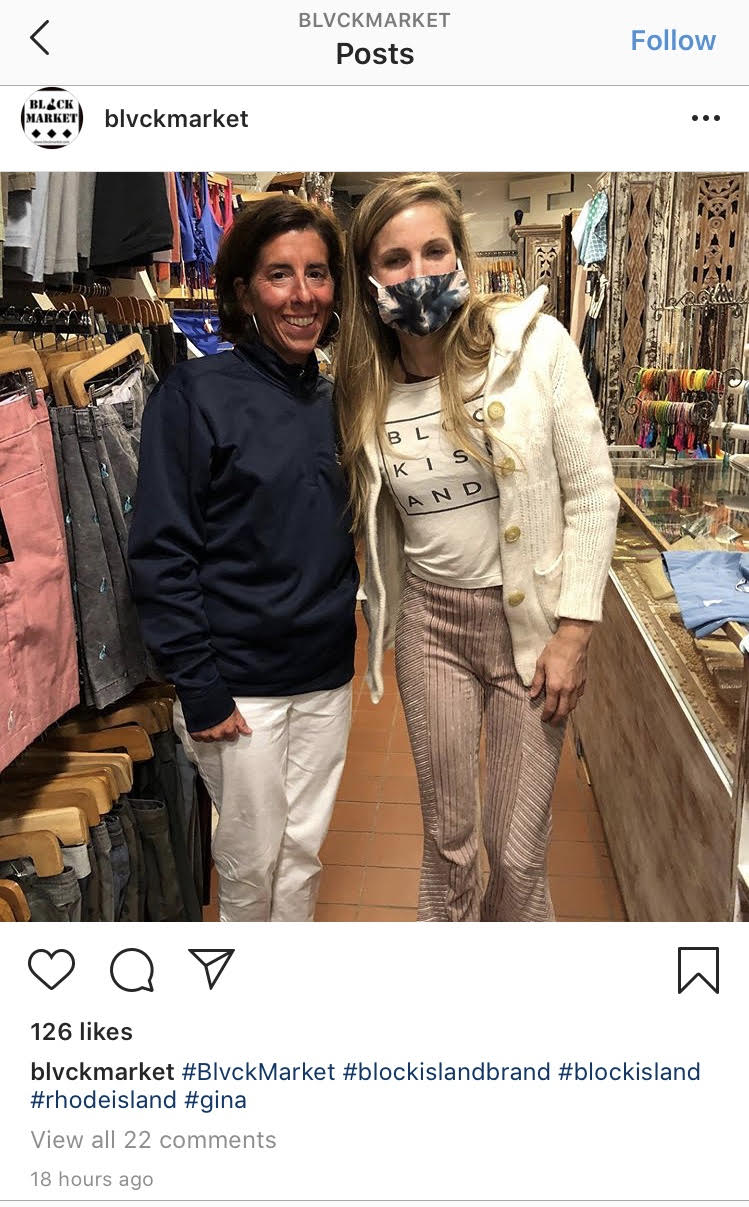 Read more about the article Gina goes mask-less on Block Island