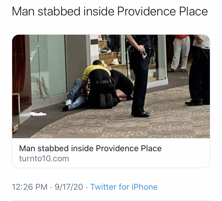 Read more about the article Exclusive Video: Providence Place Mall fight, stabbing, murder