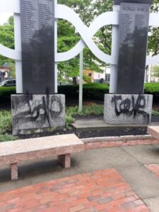 Read more about the article Video: Providence veterans memorial vandalized