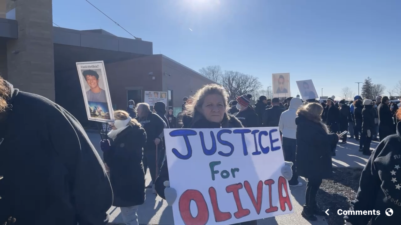 Read more about the article Video: Crowd of 1,000 turnout Justice for Olivia