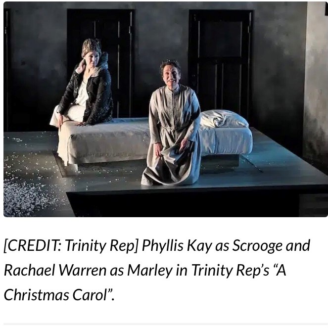Read more about the article Trinity Rep woke Christmas Carol