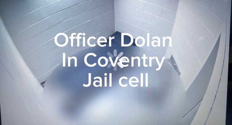 Read more about the article Video: Pawtucket cop Dolan in Coventry police jail