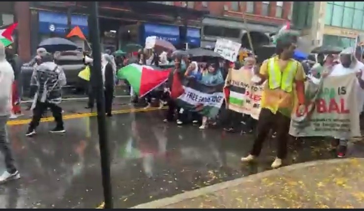 Read more about the article Video: Violent antisemitic Hamas rally in Providence