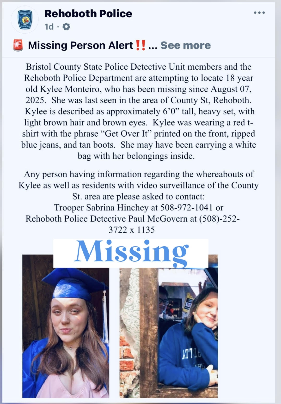 Read more about the article Video: Where is Kylee Monteiro?